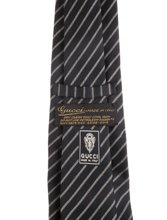 Gucci Pattern Print Silk Tie