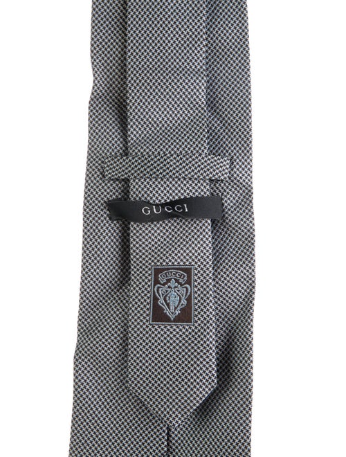 Gucci Pattern Print Silk Tie