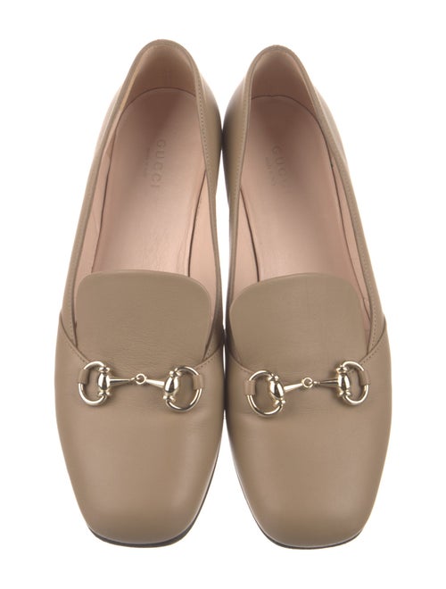 Gucci Horsebit Accent Leather Loafers