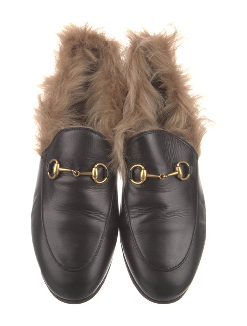 Gucci Horsebit Accent Leather Mules