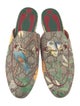 Gucci Horsebit Accent Printed Mules