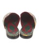 Gucci Horsebit Accent Printed Mules