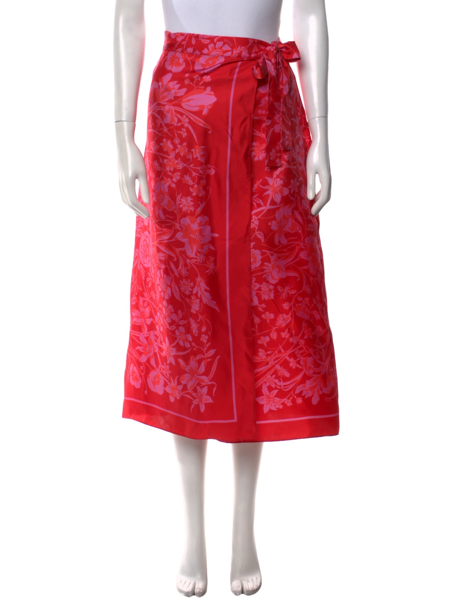 Gucci Silk Midi Length Skirt w/ Tags