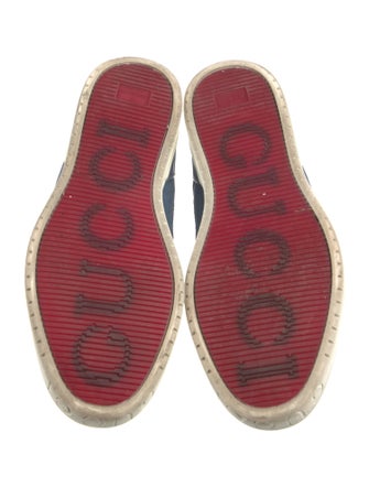 Gucci Interlocking G Logo Suede Sneakers