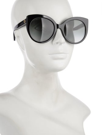 Gucci Interlocking G Logo Cat-Eye Sunglasses