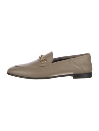 Gucci Horsebit Accent Leather Loafers