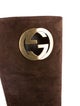 Gucci Interlocking G Logo Suede Boots