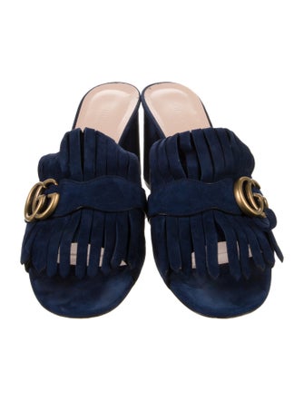 Gucci Suede Slides