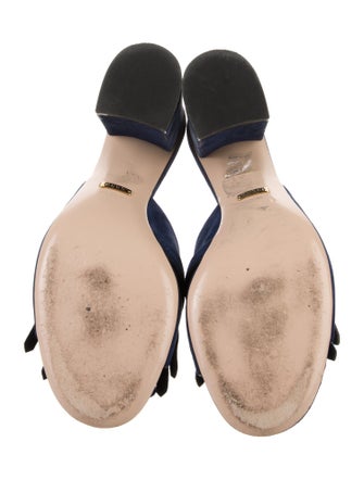 Gucci Suede Slides