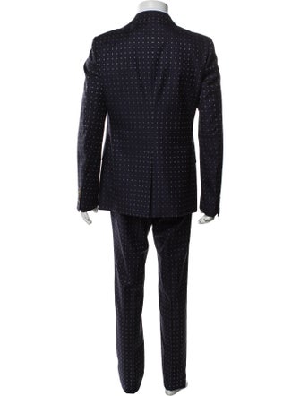 Gucci Wool Printed Two-Piece Suit