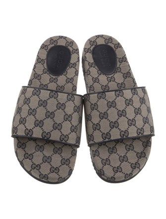 Gucci GG Canvas Canvas Slides