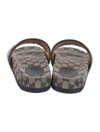 Gucci GG Canvas Canvas Slides