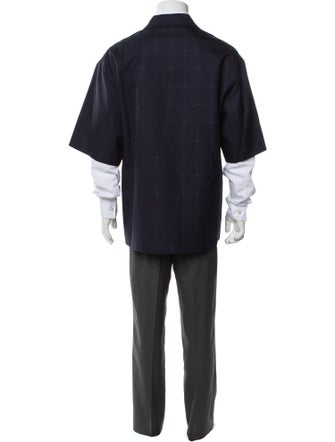 Gucci Double G Logo Wool Blazer