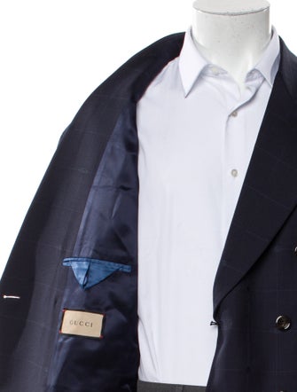 Gucci Double G Logo Wool Blazer
