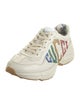 Gucci Leather Graphic Print Chunky Sneakers