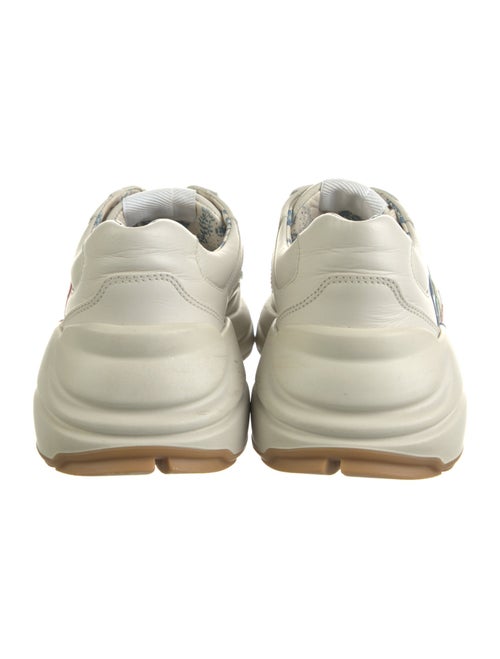 Gucci Leather Graphic Print Chunky Sneakers