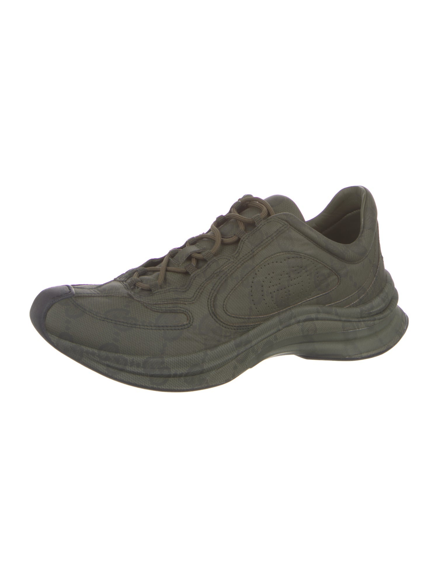 Gucci Web Accent Leather Sneakers w/ Tags