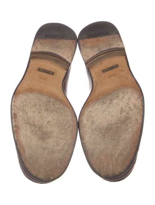 Gucci Horsebit Accent Leather Dress Loafers