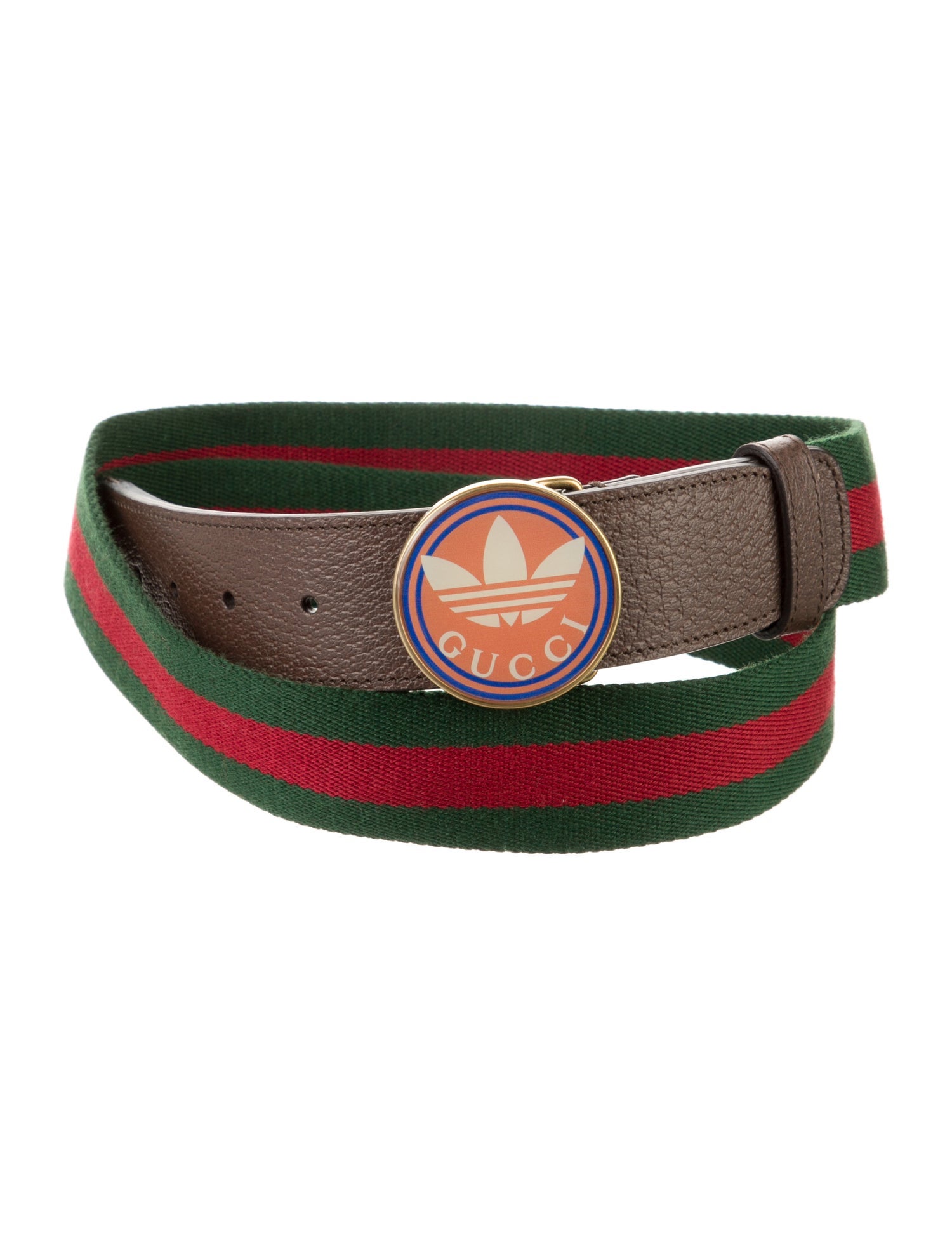 Gucci x Adidas Web Accent Leather Belt Kit