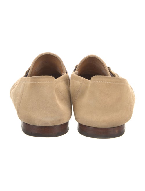 Gucci Horsebit Accent Suede Dress Loafers