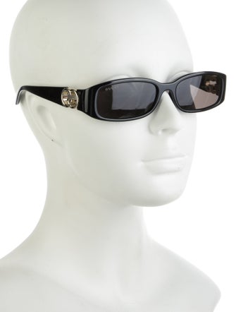 Gucci Interlocking G Logo Square Sunglasses