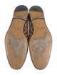 Gucci Horsebit Accent Canvas Dress Loafers