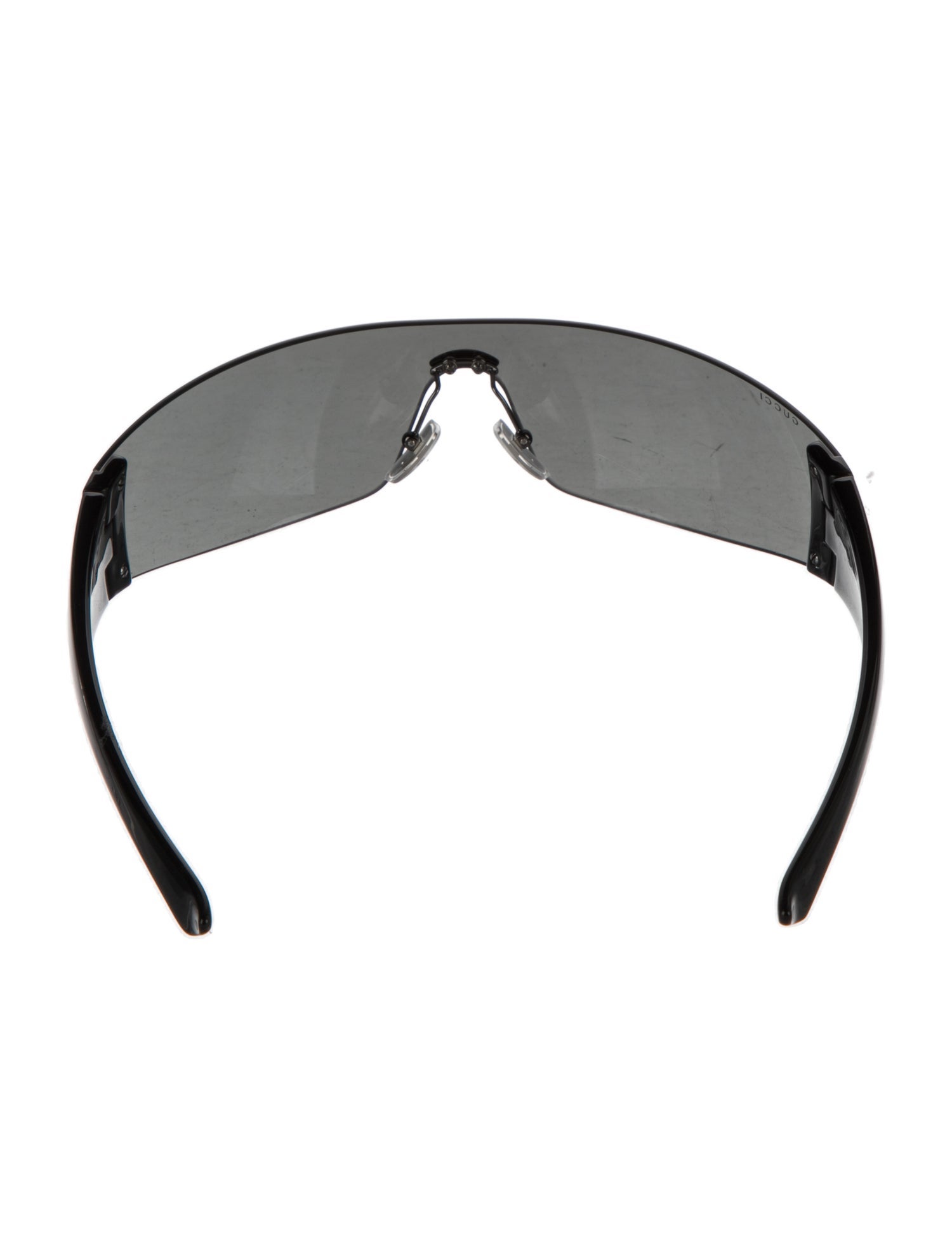 Gucci Interlocking G Logo Shield Sunglasses