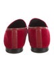 Gucci Horsebit Accent Velvet Loafers