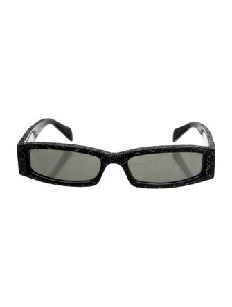 Gucci Web Accent Square Sunglasses