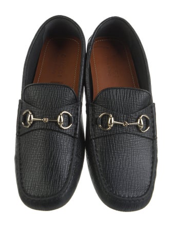 Gucci Horsebit Accent Leather Drivers