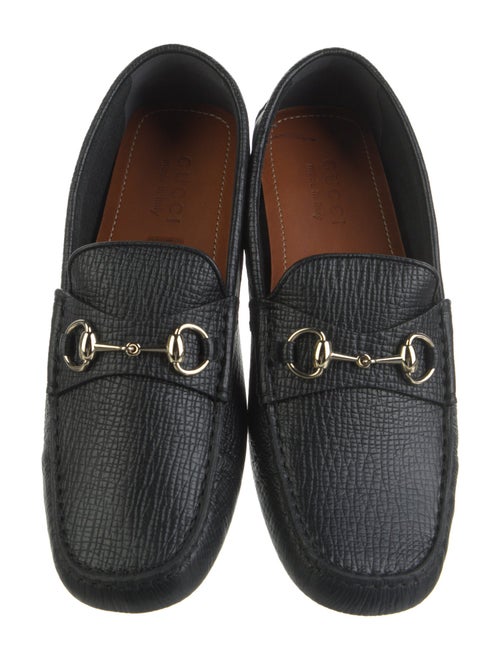 Gucci Horsebit Accent Leather Drivers