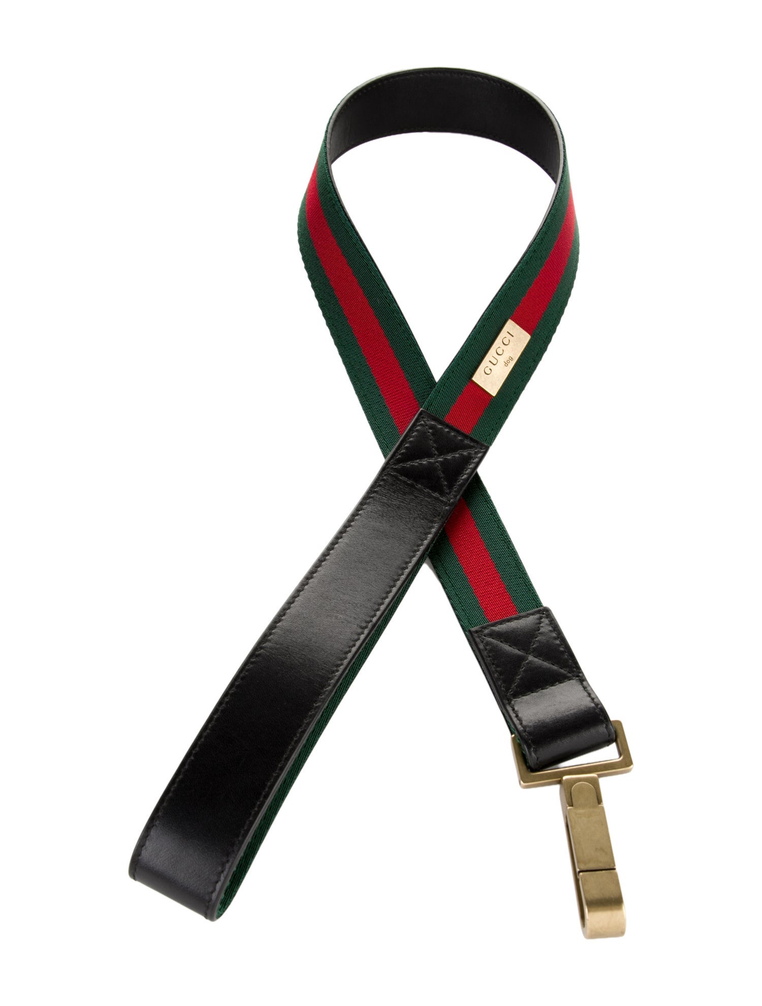 Gucci Canvas Leather Bag Strap