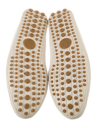 Gucci Sylvie Web Accent Leather Drivers