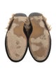 Gucci Velvet Fur Trim Mules