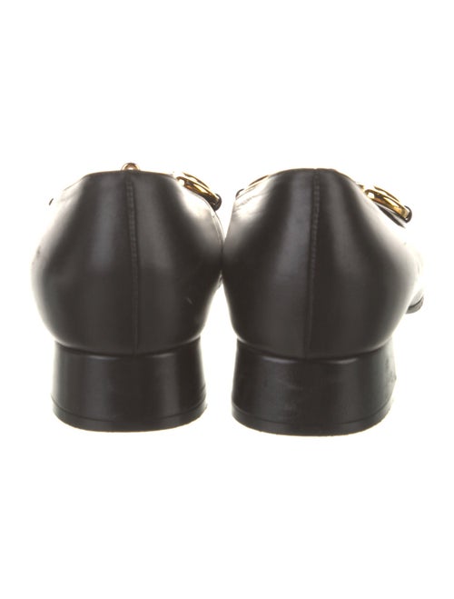 Gucci Horsebit Accent Leather Pumps