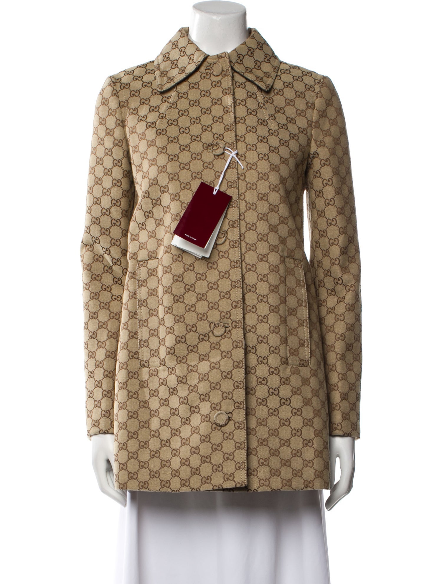 Gucci Printed Peacoat w/ Tags