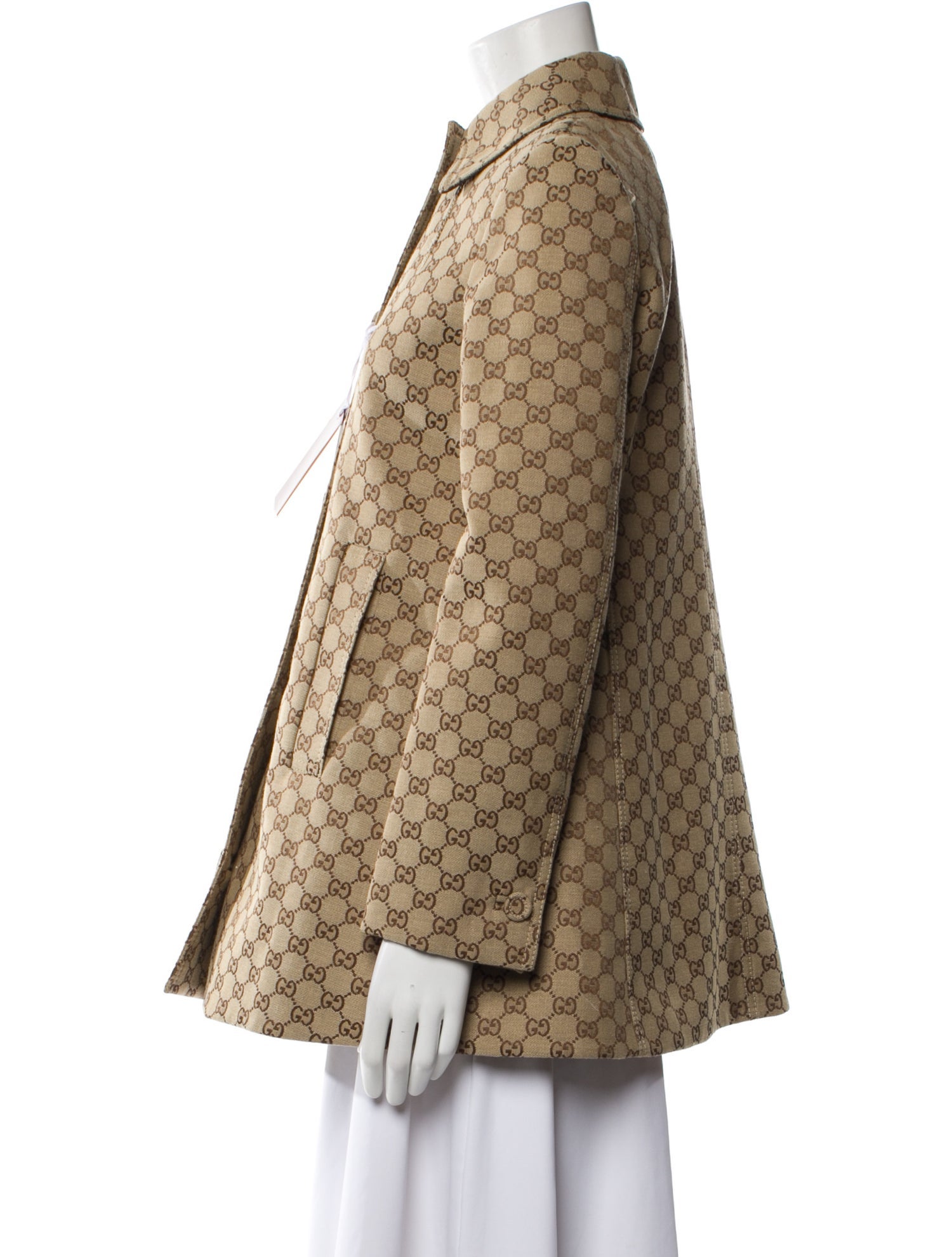 Gucci Printed Peacoat w/ Tags