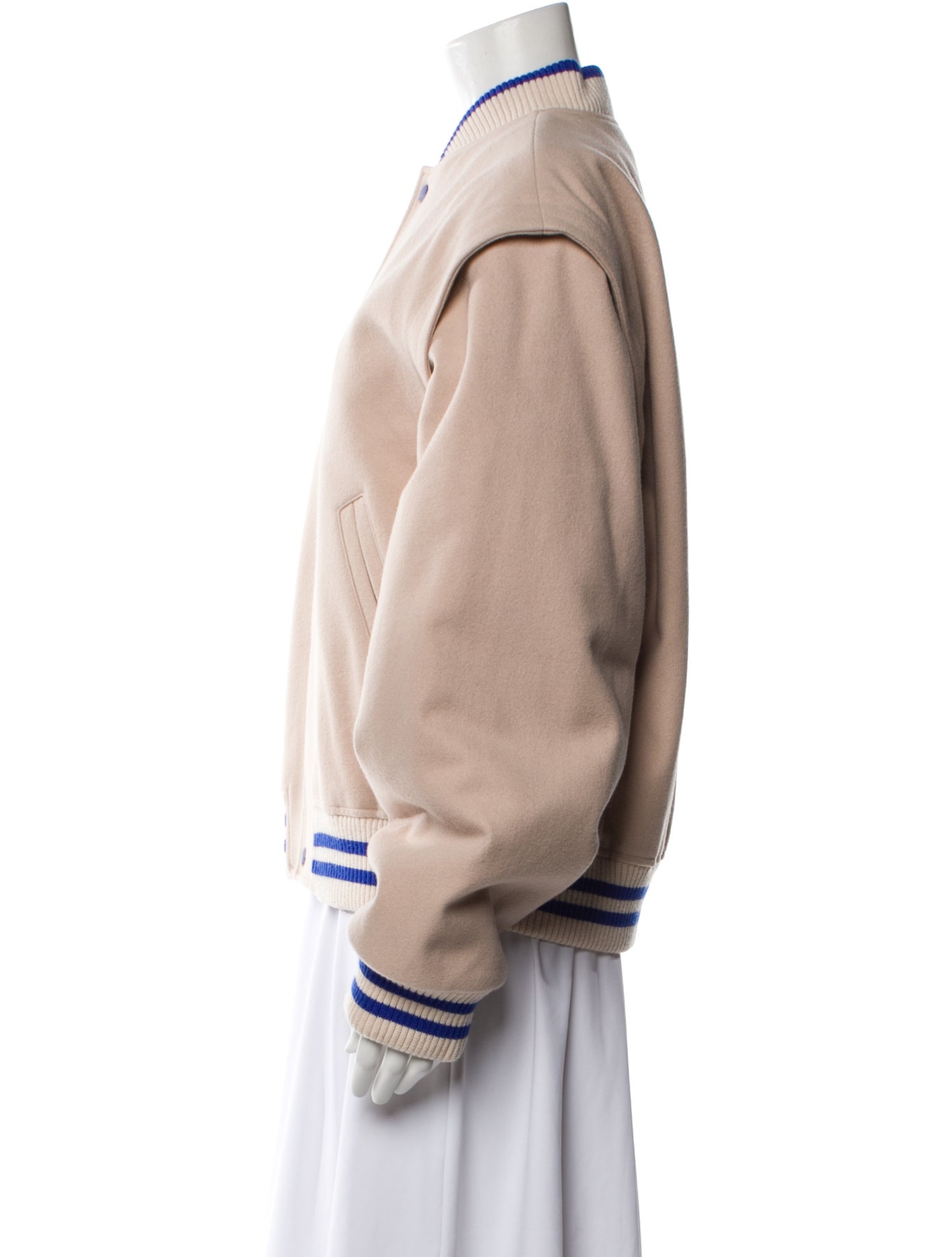 Gucci Gucci cream Wool bomber jacket Wool Bomber Jacket