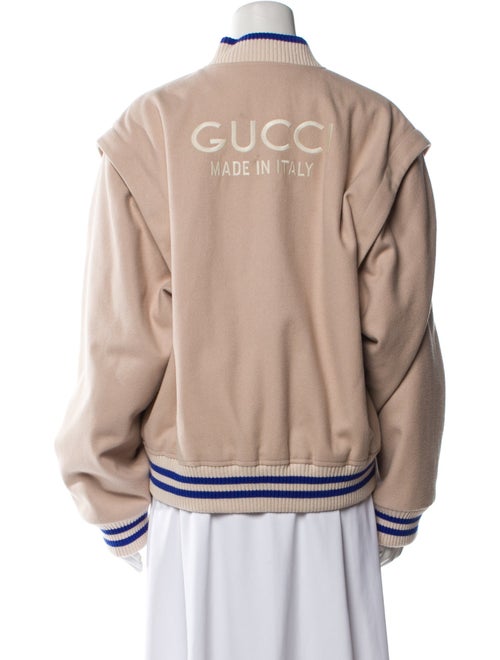 Gucci Gucci cream Wool bomber jacket Wool Bomber Jacket