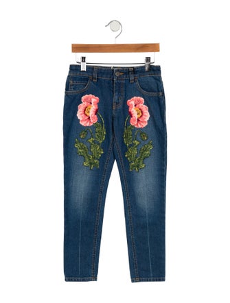 Gucci Kid girls denim jeans