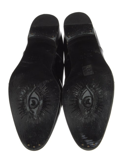 Gucci Double G Logo Patent Leather Oxfords