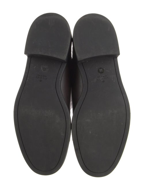 Gucci GG Signature Leather Riding Boots