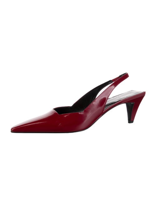Gucci Patent Leather Slingback Pumps