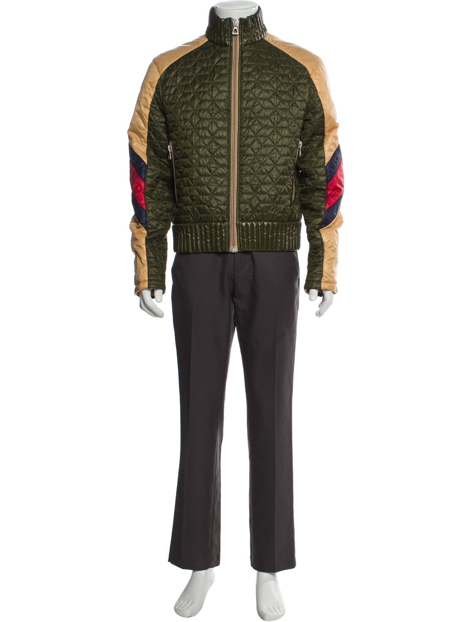 Gucci Web Accent Trucker Jacket