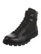 Gucci Leather Combat Boots