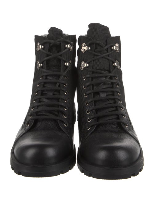 Gucci Leather Combat Boots