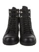 Gucci Leather Combat Boots