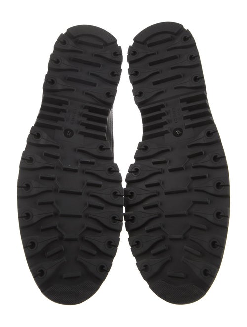 Gucci Leather Combat Boots