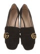 Gucci Double G Logo Suede Loafers