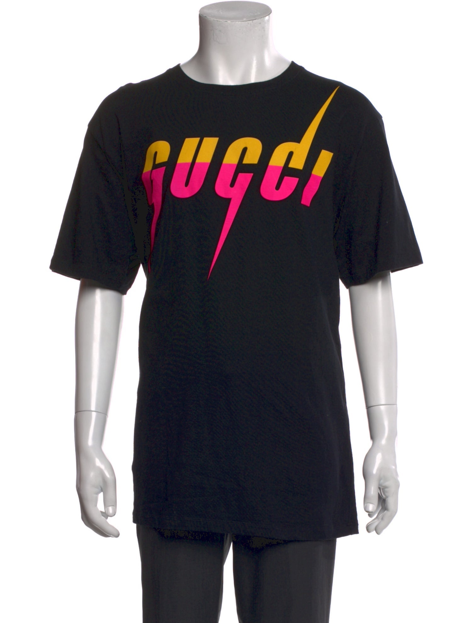 Gucci Graphic Print Crew Neck T-Shirt